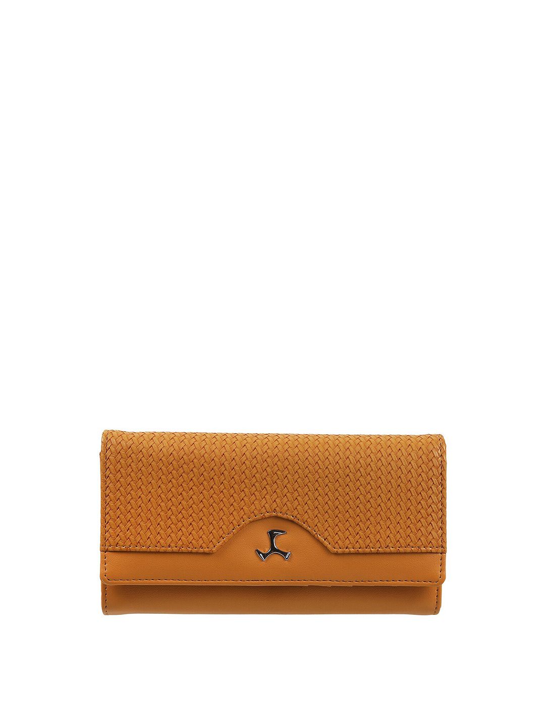 Mochi Yellow Textured Foldover Clutch-picture-39