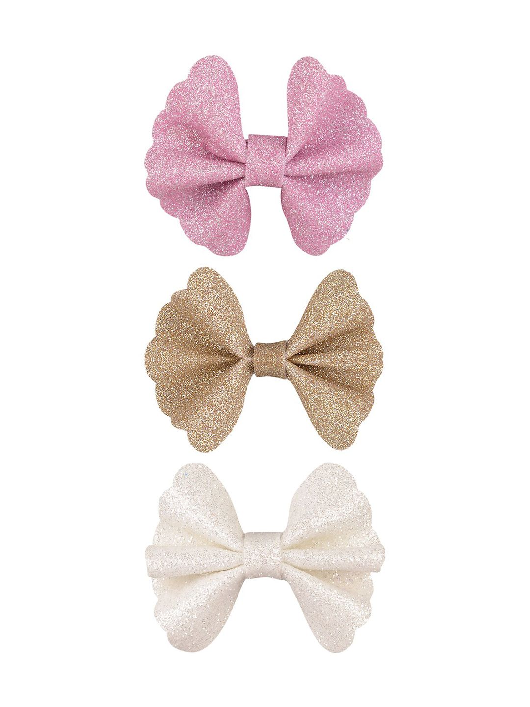 Aye Candy Girls Purple & White Set of 3 Embellished Alligator Hair Clip-picture-37