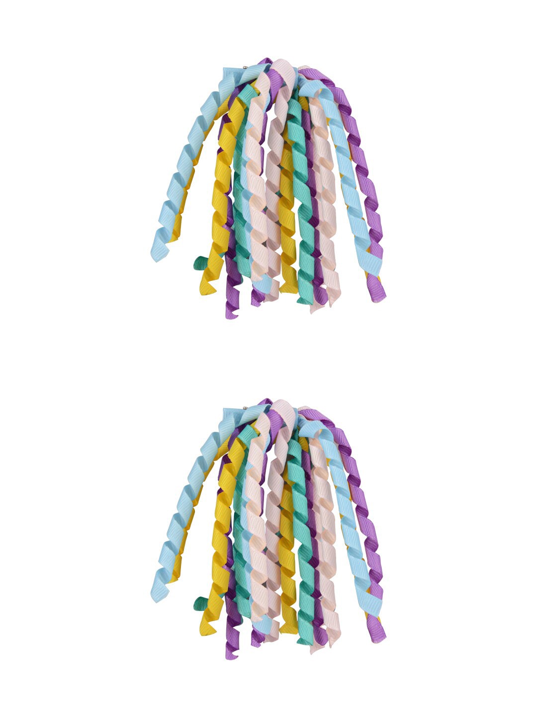 Aye Candy Girls Assorted Set Of 2 Twirly Alligator Hair Clips