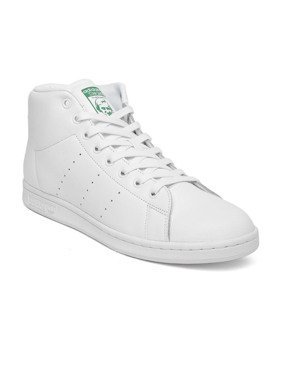Adidas bb0069 Originals Men White Stan Smith Mid Sneakers adidas Men's adidas Originals Stan Smith Shoes adidas India