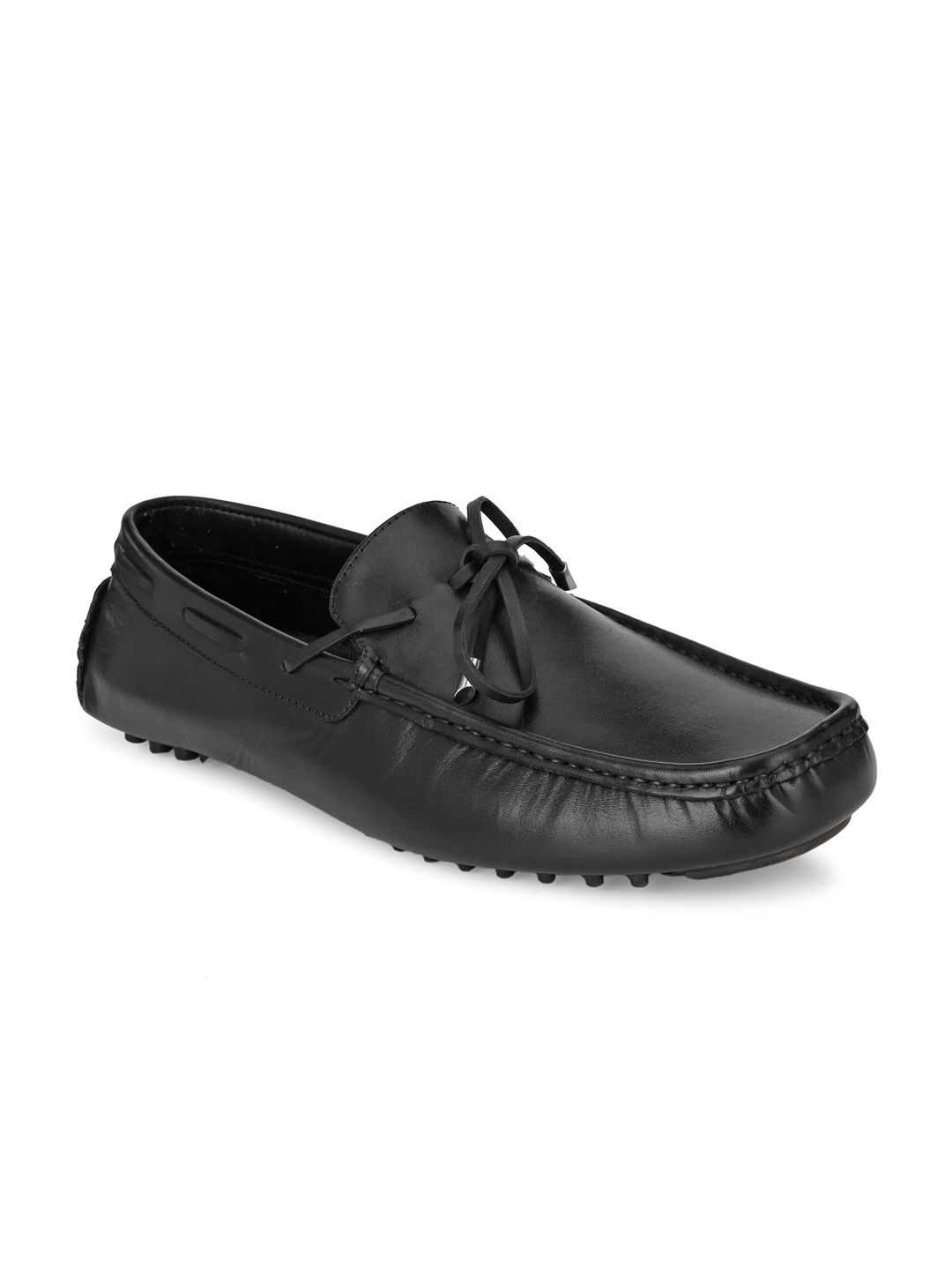 San Frissco Men Black Driving Shoes-picture-50
