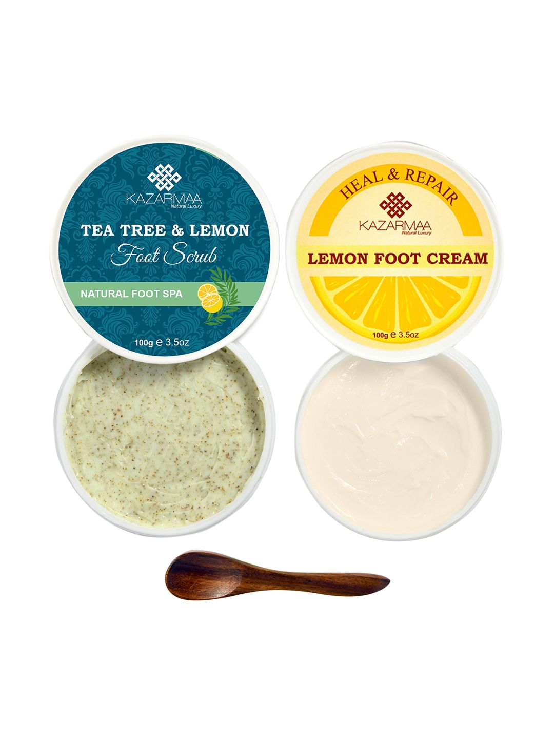 KAZARMAA Pack Of 2 Natural Foot Spa Combo-image-32