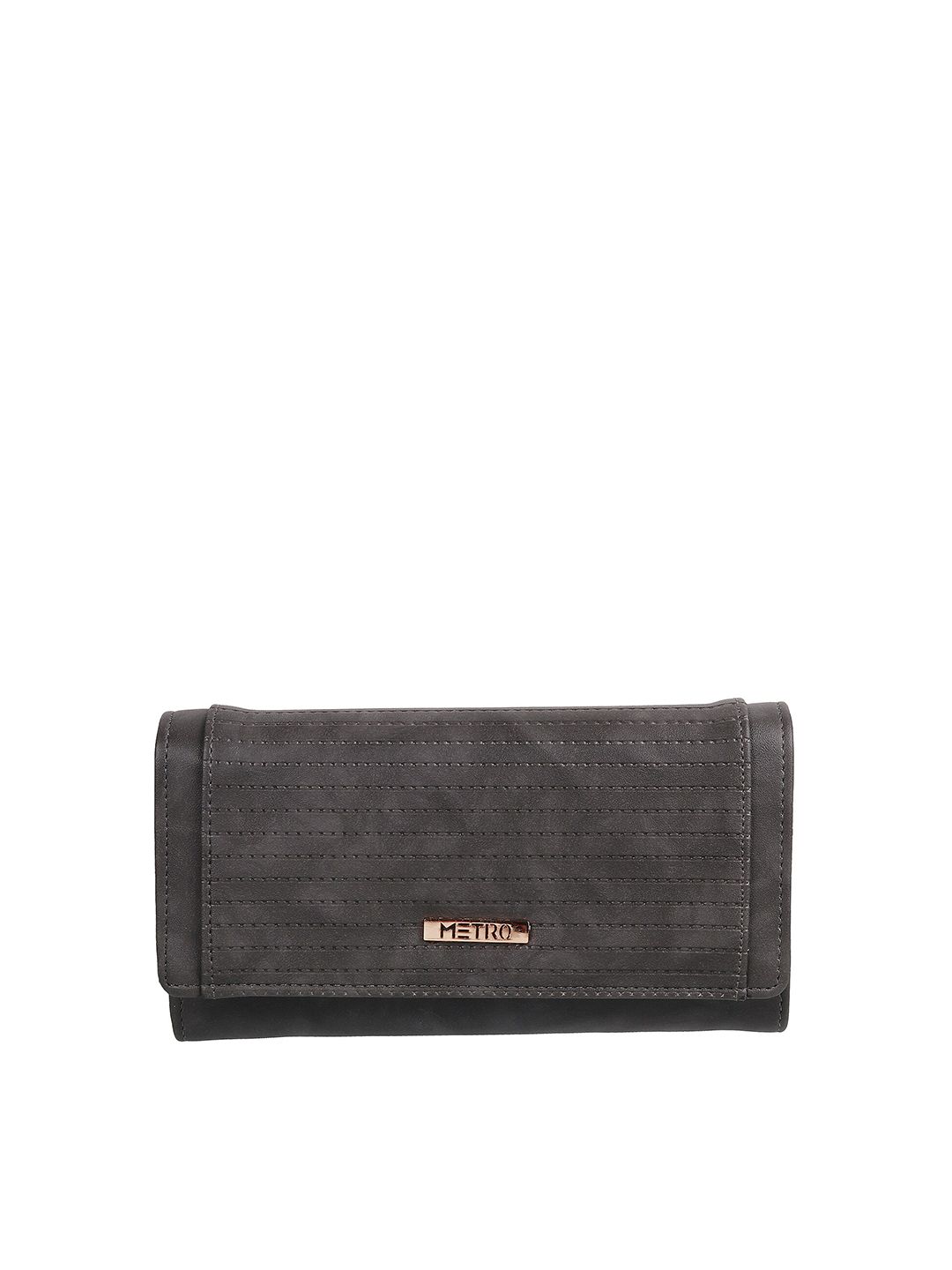 Metro Women Grey Purse Clutch-picture-48