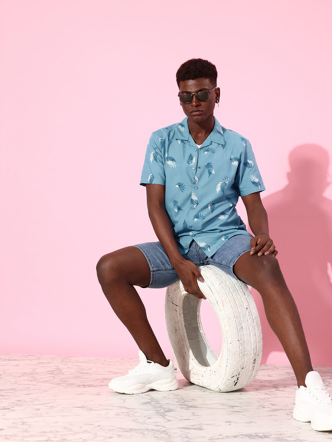 Mast & Harbour Men Slim Fit Printed Casual Shirt-picture-15