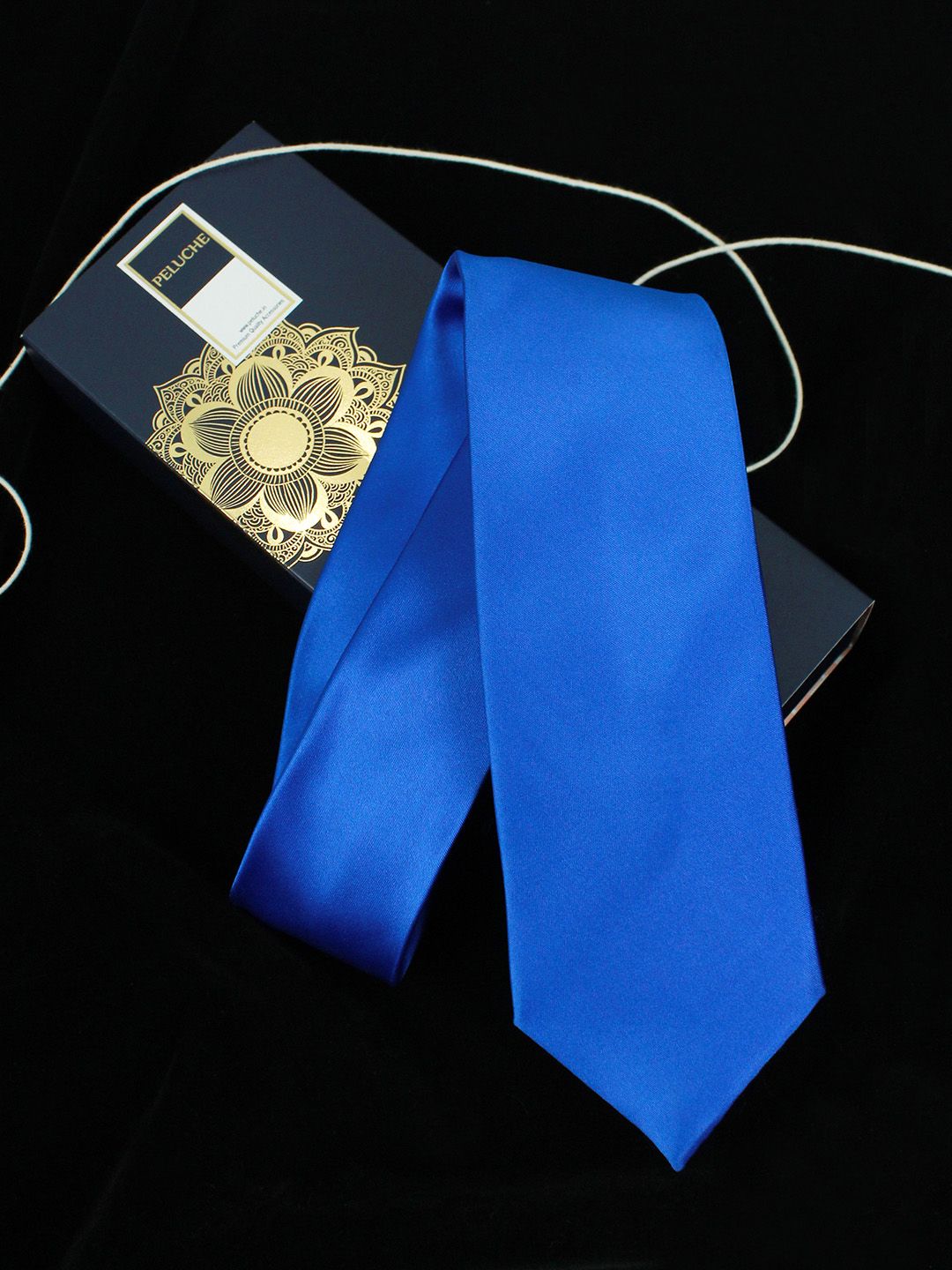 PELUCHE Men Blue Skinny Tie-picture-21