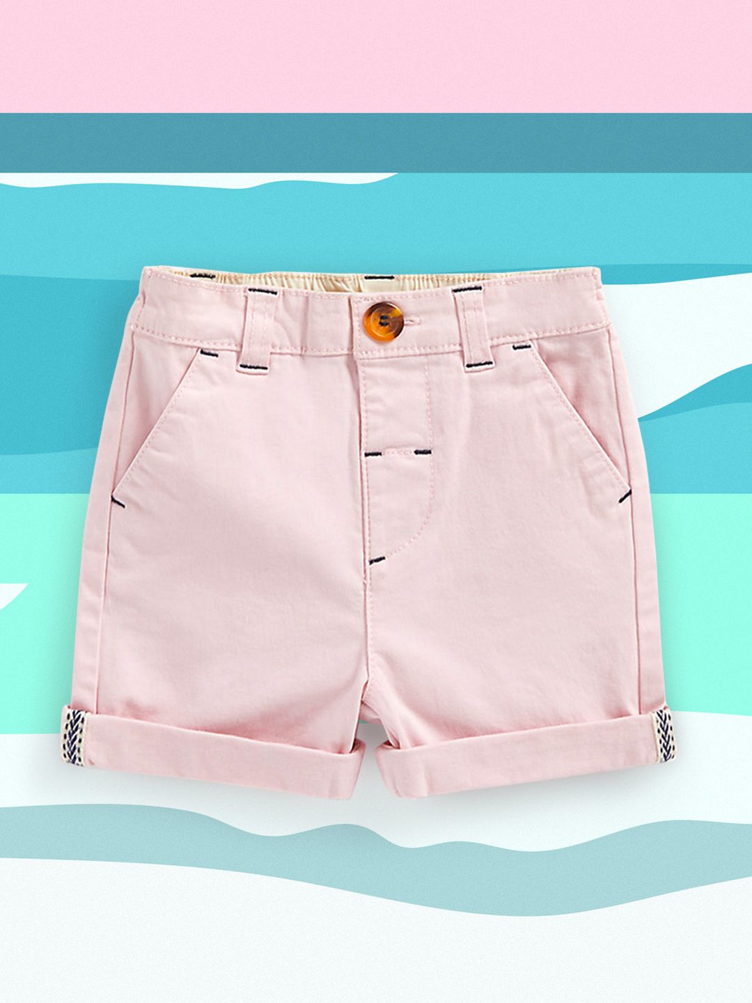 mothercare Boys Pink Slim Fit Shorts-picture-44