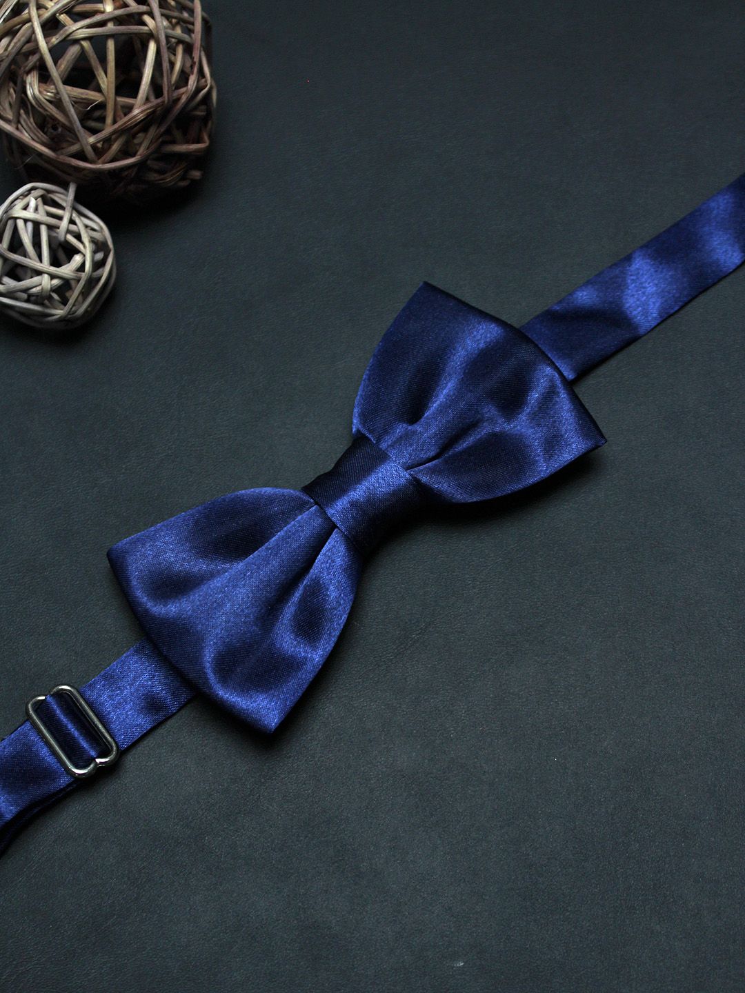 Solid Dark Royal Blue Bow Tie
