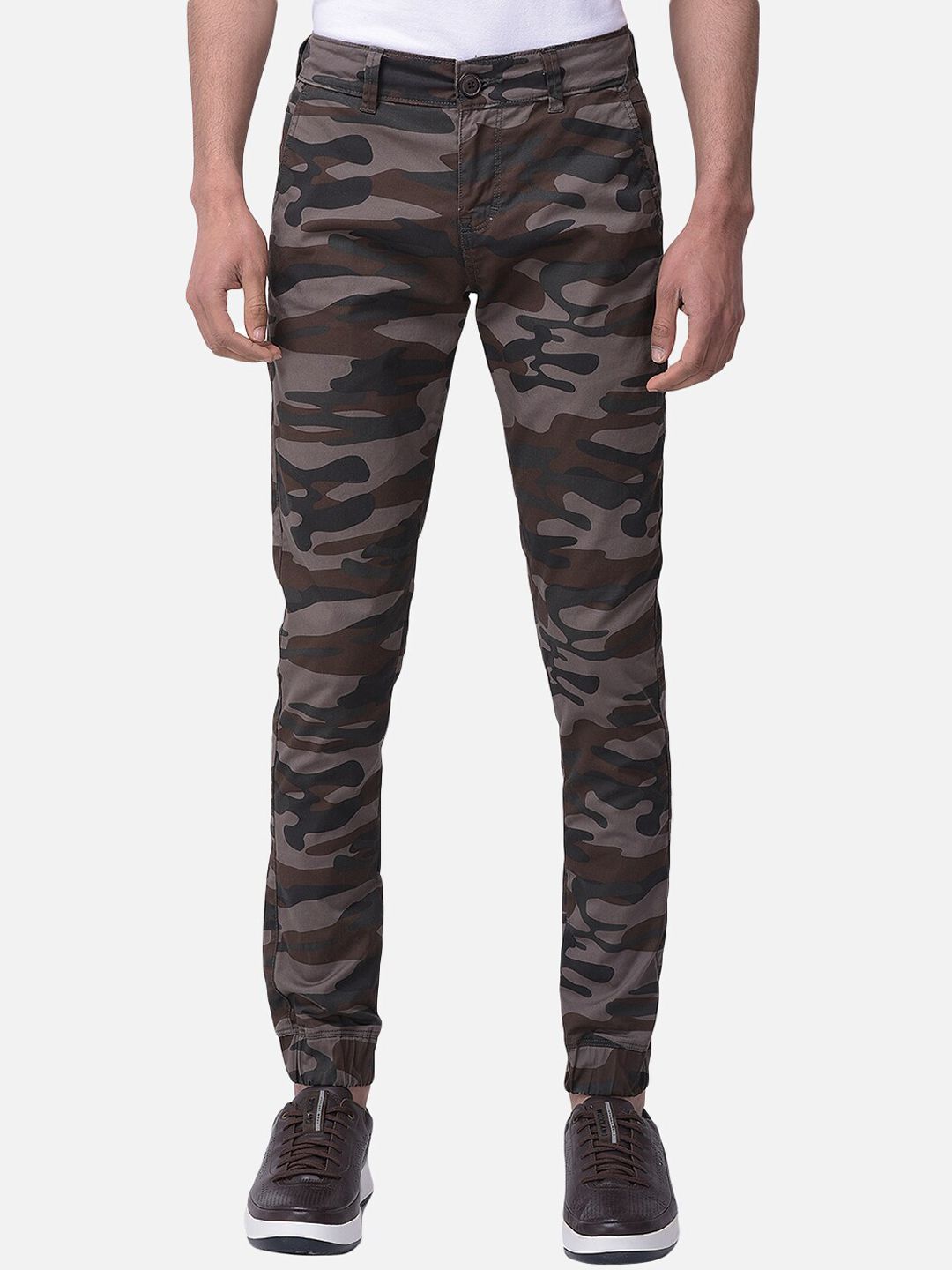Whistles Woodland Animal Print Cropped Trousers RedMulti at John Lewis   Partners