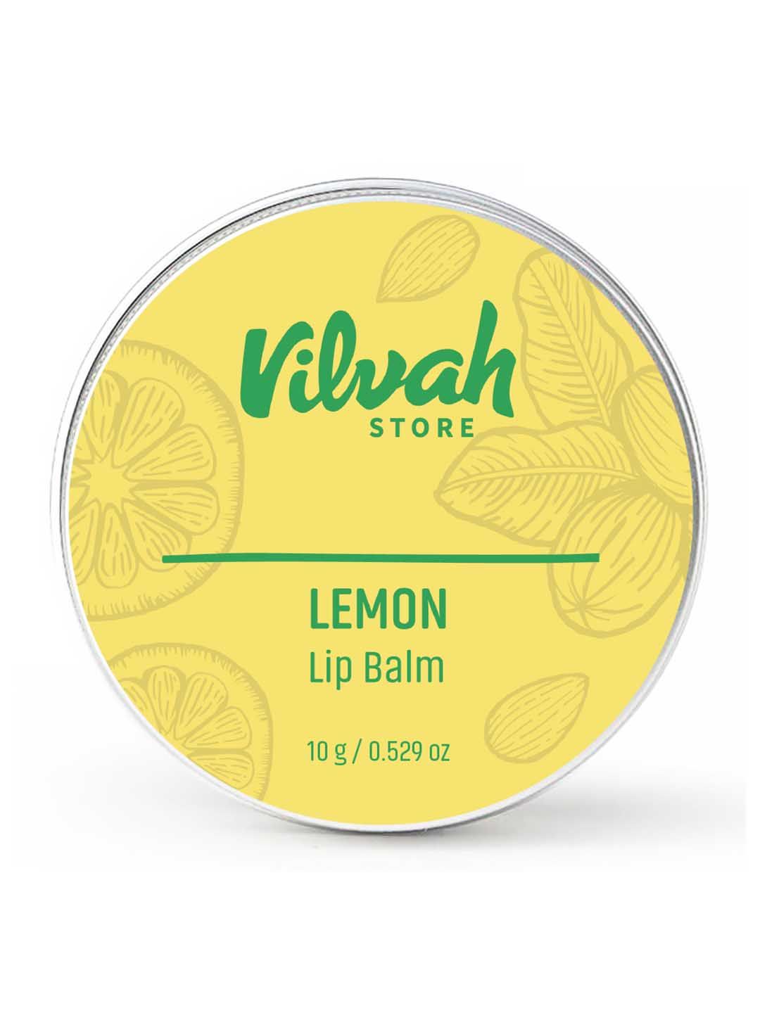 Vilvah Store Hydrating & Nourishing Lemon Lip Balm for Soft and Supple Lips - 10g-picture-53