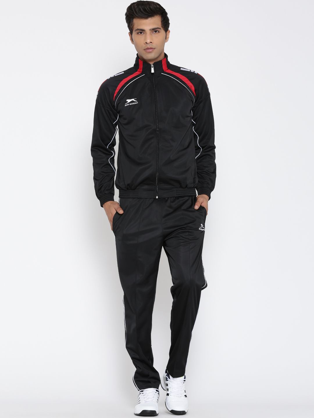 Buy Shiv Naresh Shiv Naresh Black Solid Tracksuit at Redfynd