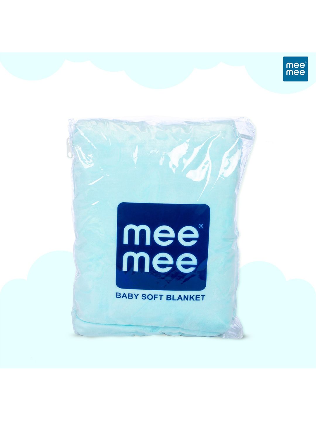 MeeMee Kids Turquoise Blue AC Room 300 GSM Cotton Single Bed Blanket-picture-10