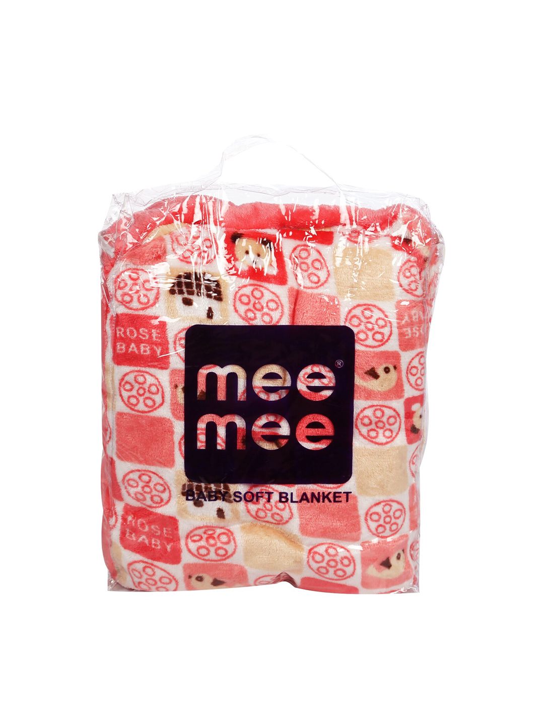 MeeMee Infant Kids Pink & White Wrapper With Hood-picture-55