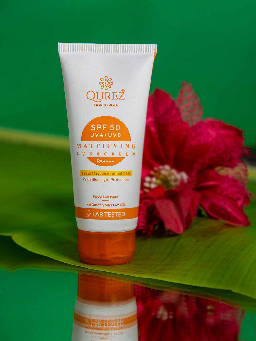 QUREZ Mattifying Sunscreen SPF 50 PA+++ with Blue Light Protection - 50 g-picture-11
