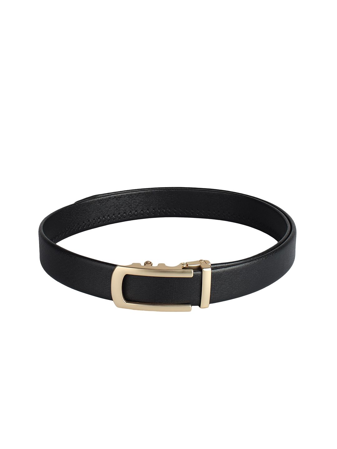 Kastner Men Black Textured Formal Belt-picture-24