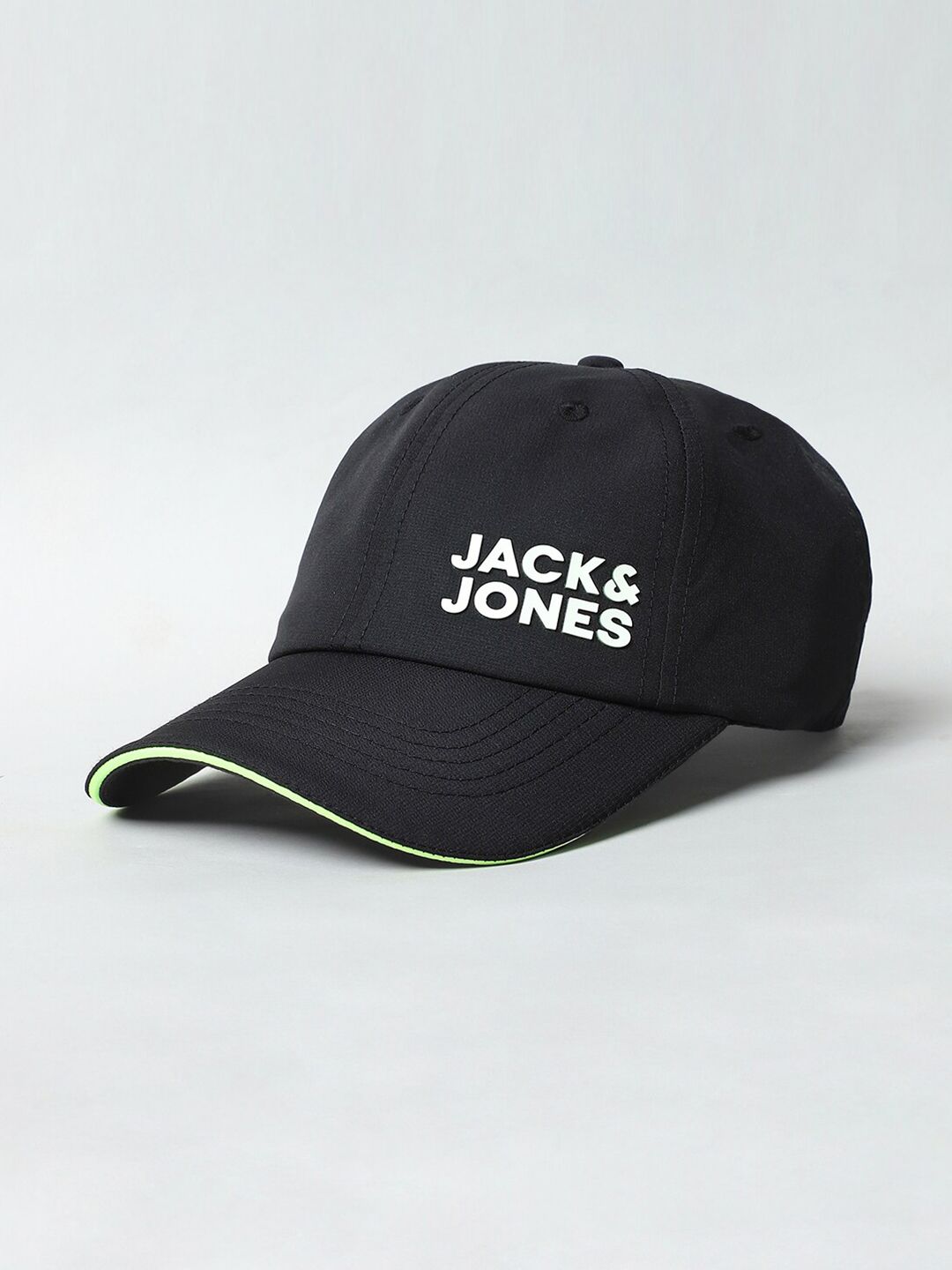 Jack & Jones Men Black & White Printed Baseball Cap-picture-32