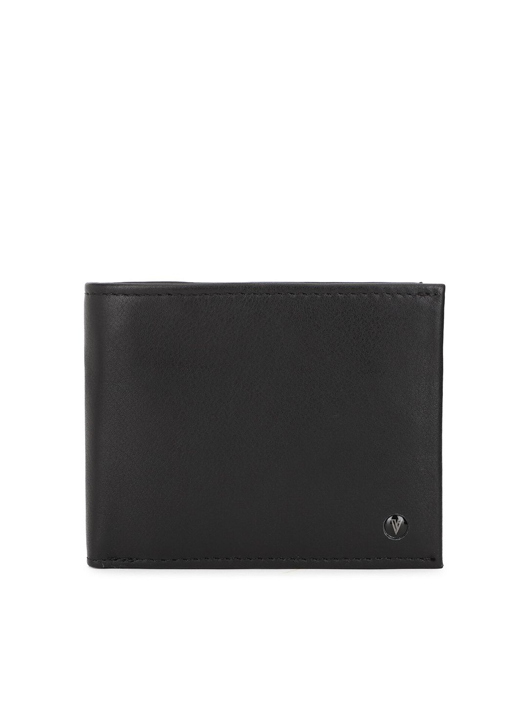 Van Heusen Men Black Leather Two Fold Wallet-image-10