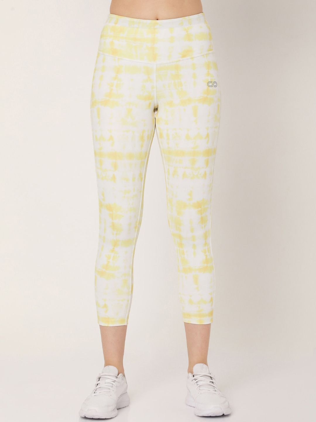 Buy Silvertraq Silvertraq Women Yellow & White Printed Crop Anti