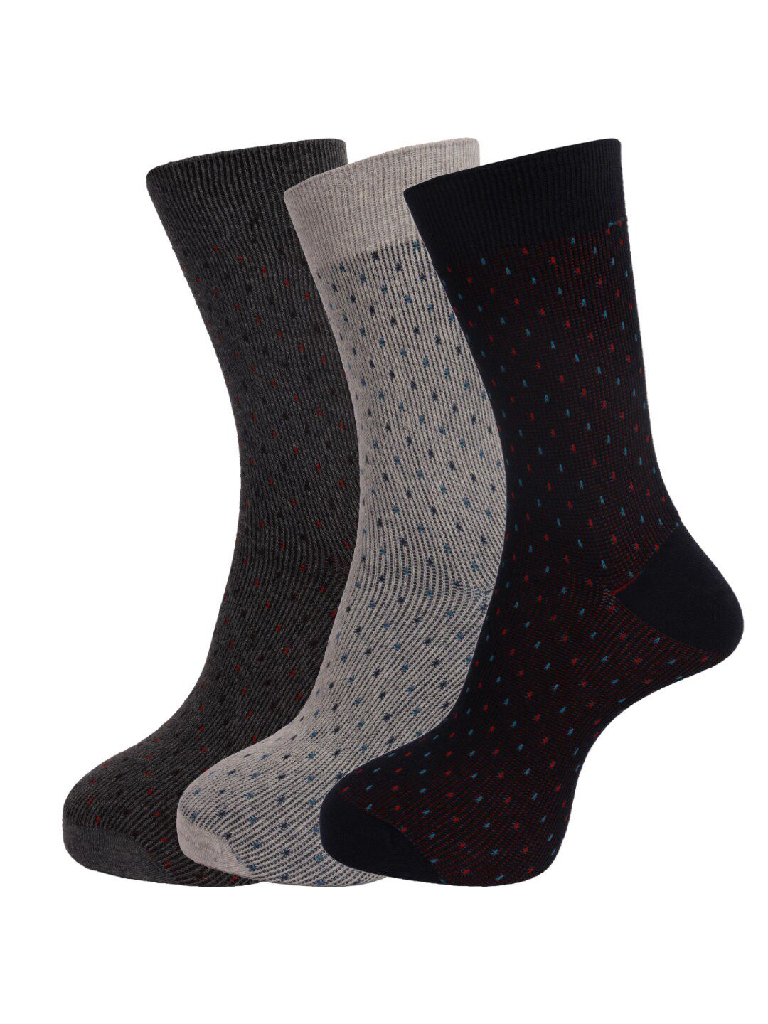 Dollar Socks Men Pack of 3 Assorted Full Length Socks-picture-29
