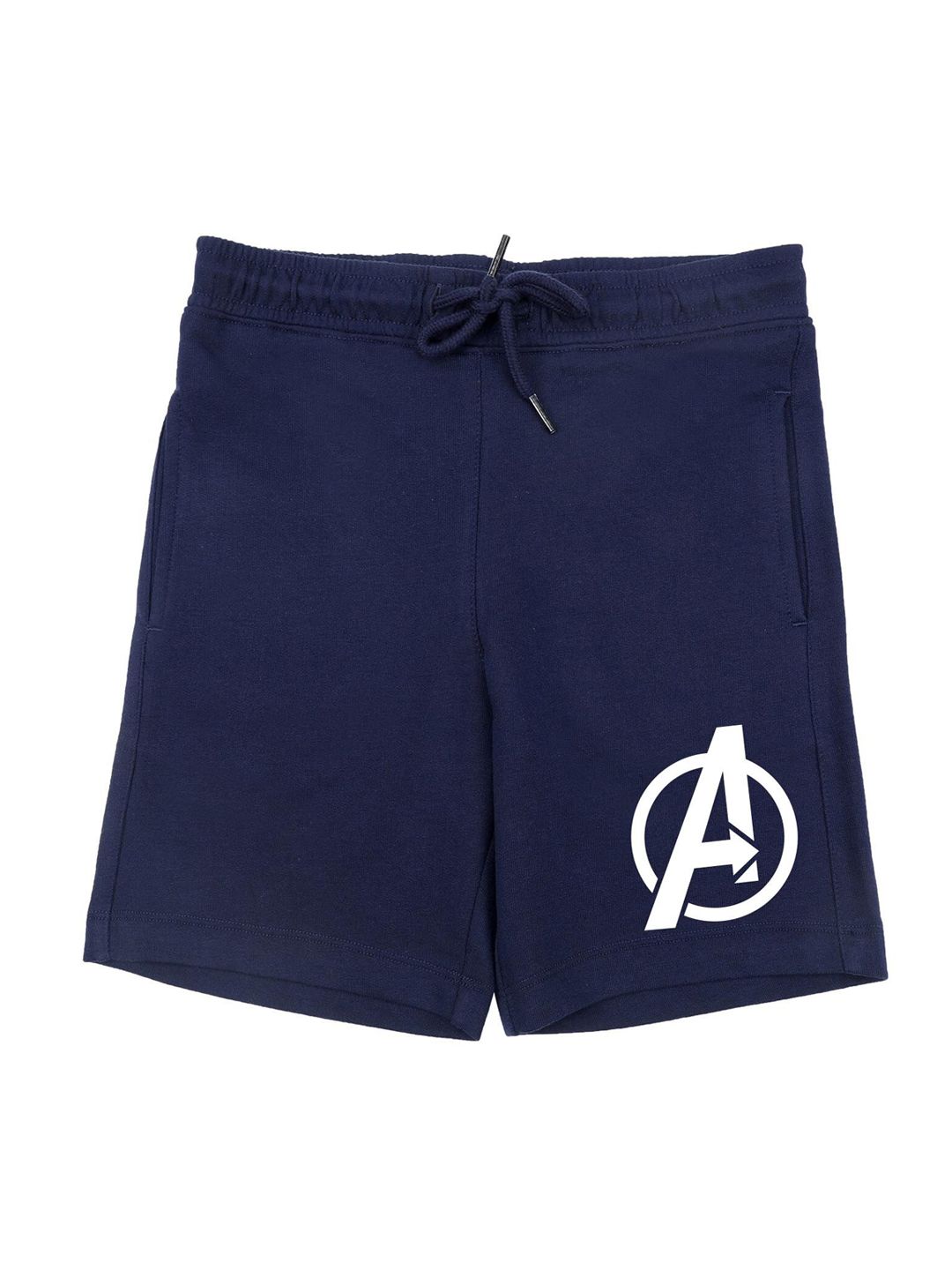 Marvel by Wear Your Mind Boys Navy Blue Typography Printed Avengers Shorts-picture-40
