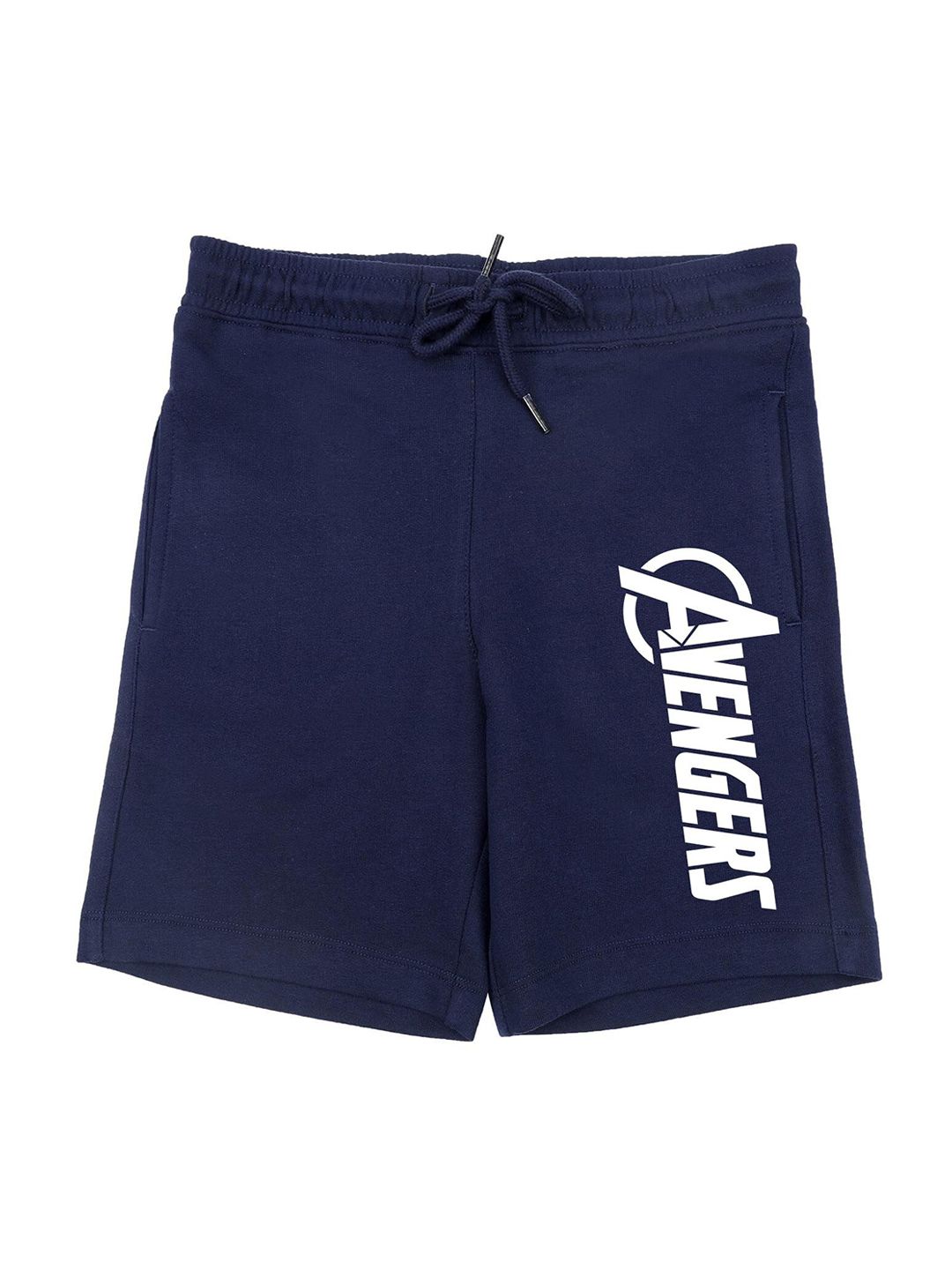 Marvel by Wear Your Mind Boys Navy Blue Printed Avengers Shorts-picture-37