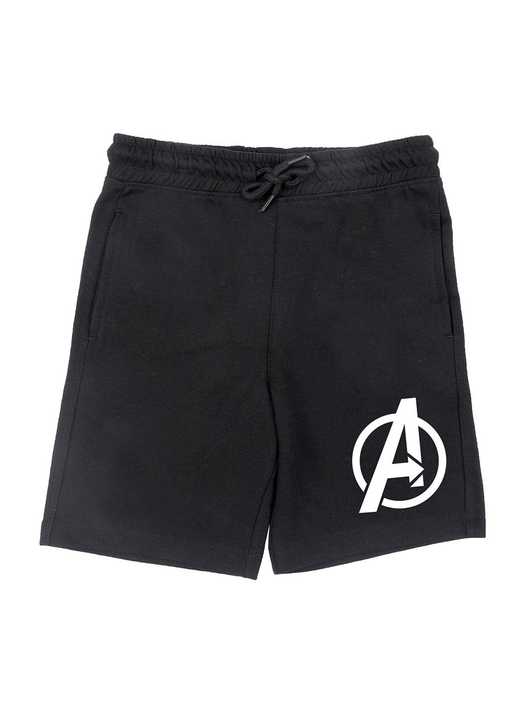 Marvel by Wear Your Mind Boys Black Avengers Printed Shorts-picture-13