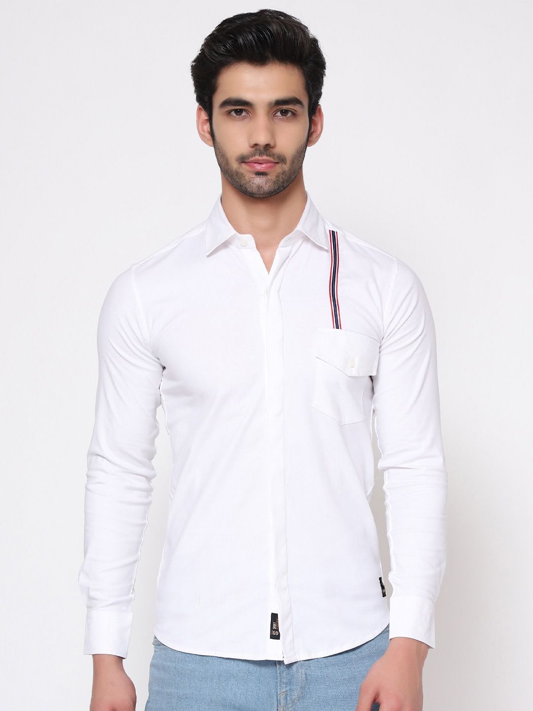 SHIRT THEORY Men White Casual Shirt-picture-14