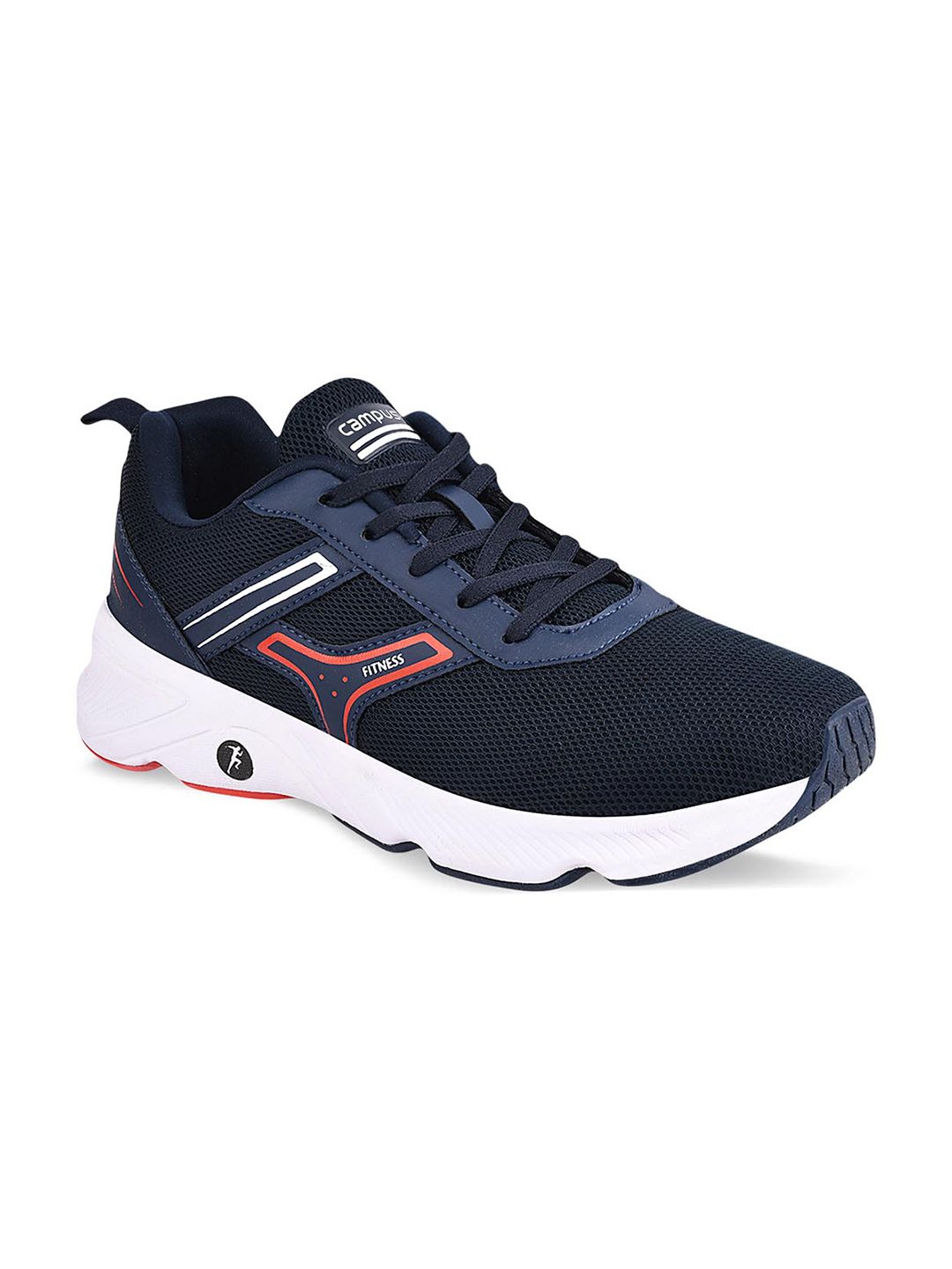 Campus Men Navy Blue Mesh Running Shoes-picture-25