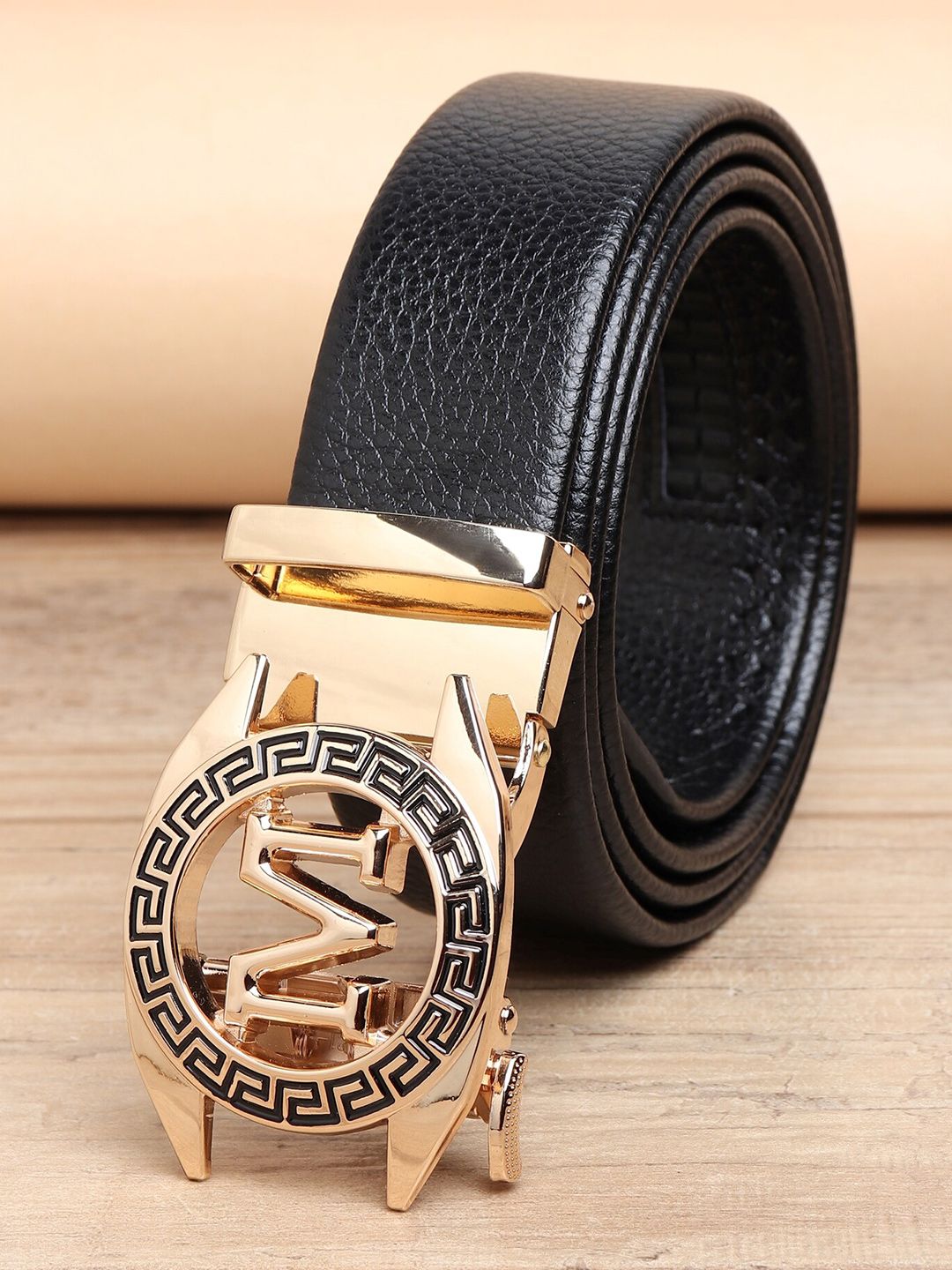 ZORO Men Black Autlock Buckle Belt-picture-12