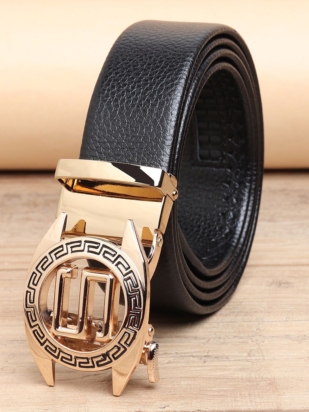 ZORO Men Black PU Belt-picture-58