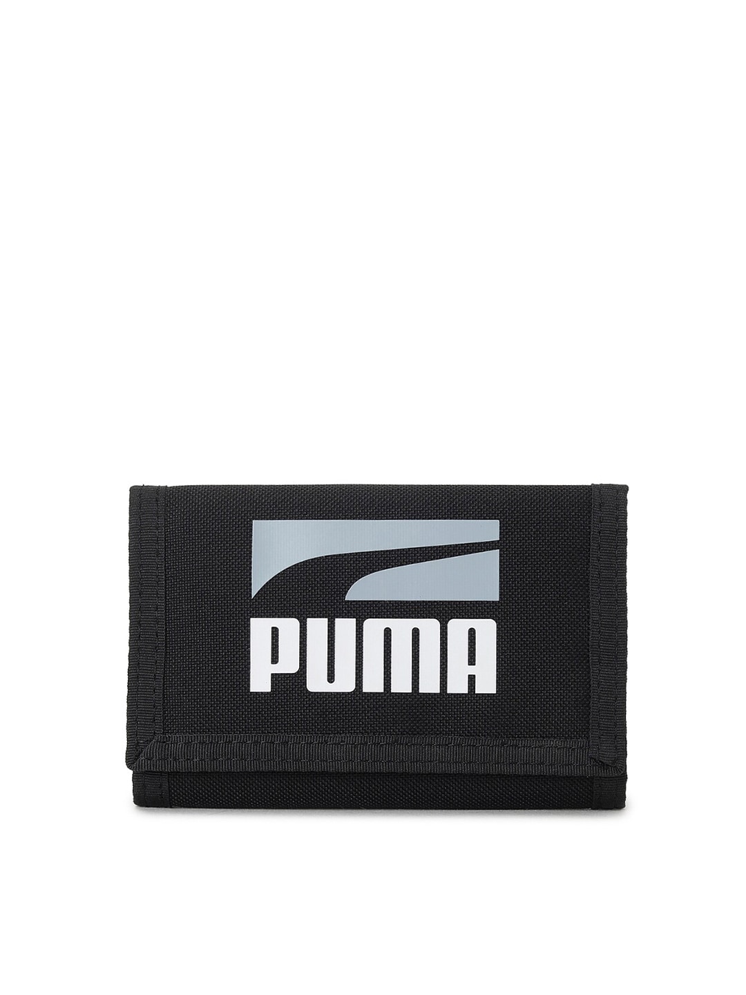 Puma Unisex Black Printed Two Fold Wallet