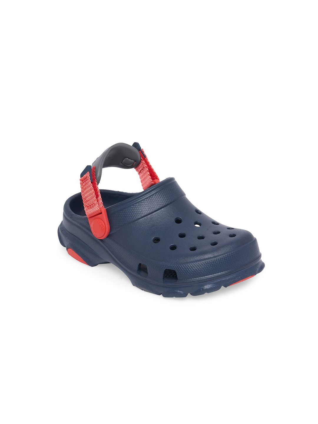 Crocs Unisex Kids Navy Blue & Red Clog Sandal