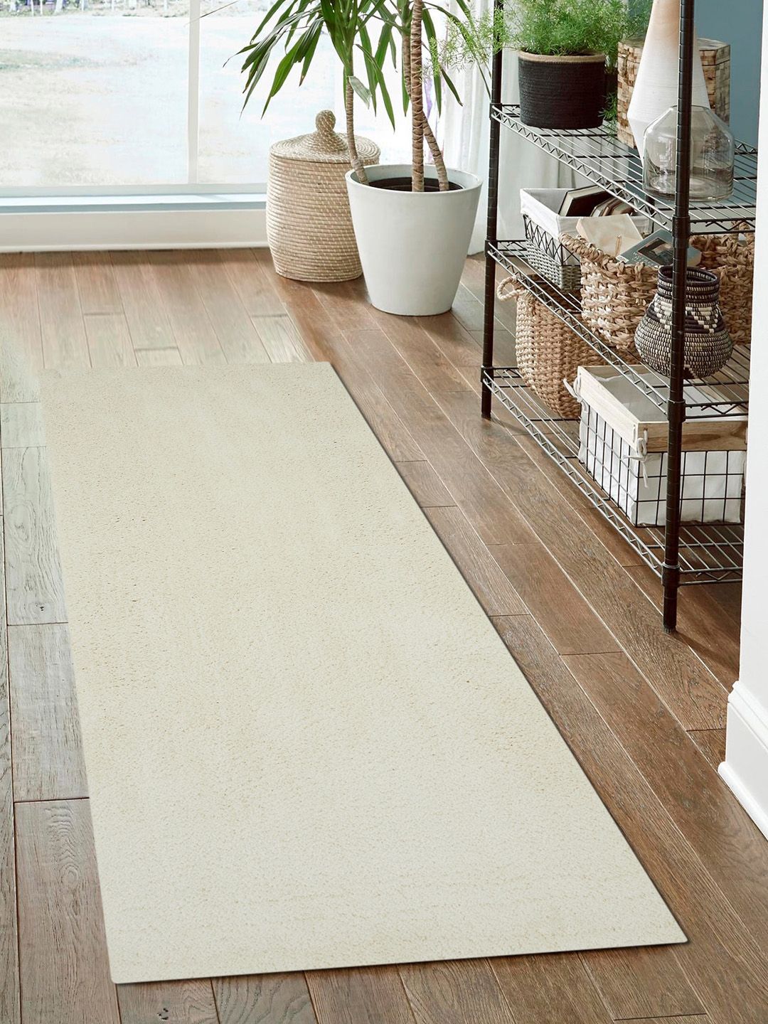 OBSESSIONS White Solid Floor Runners-image-9