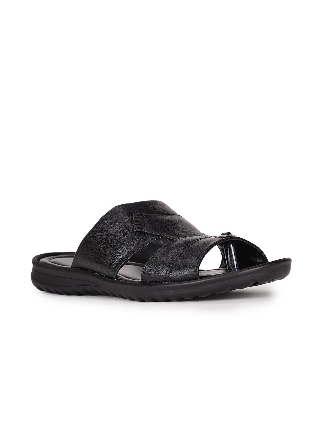 Bata Men Black Comfort Sandals-picture-35