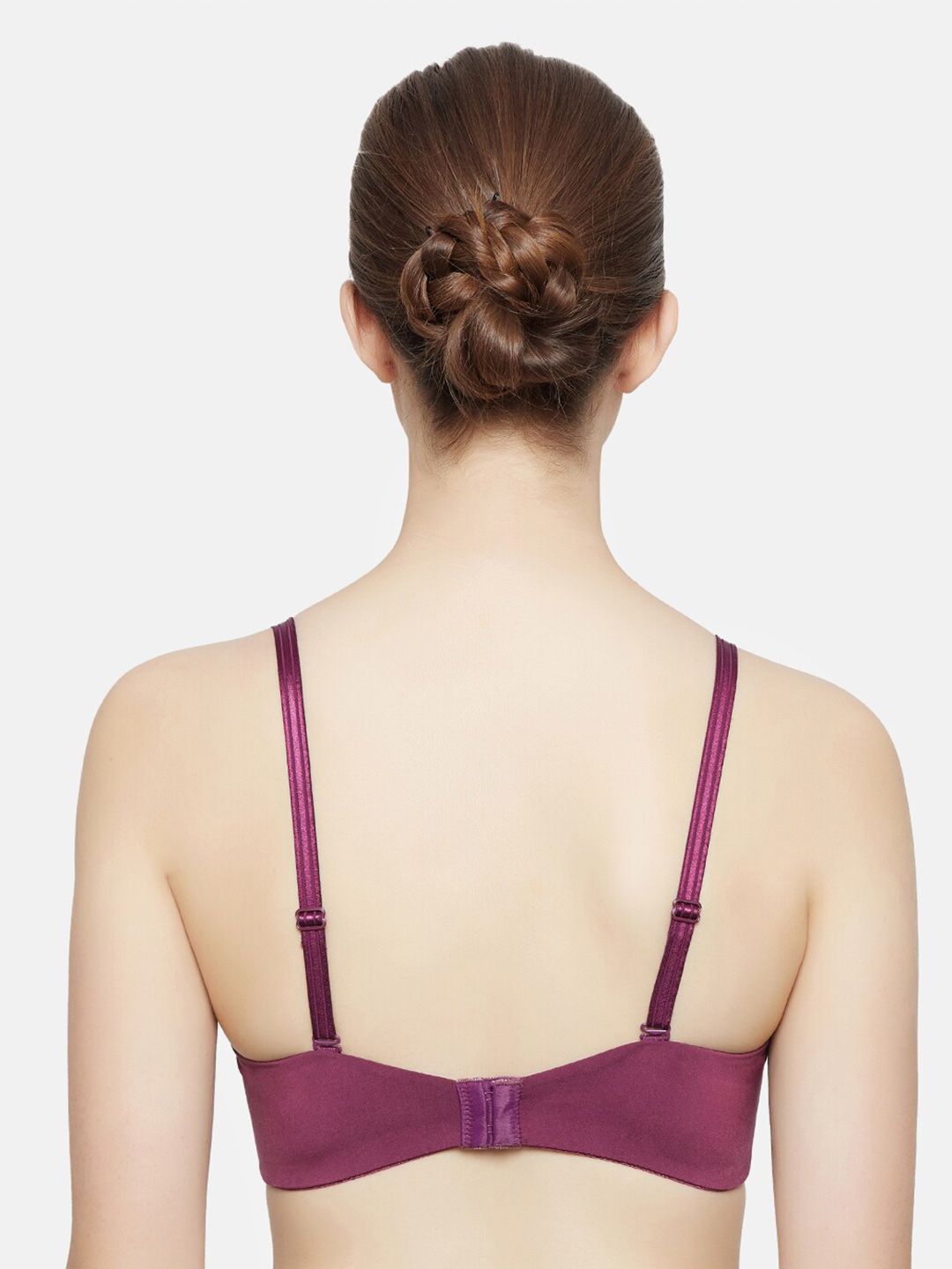 Total-Support Bra with Bow Accent