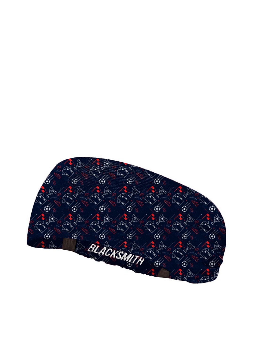 Blacksmith Unisex Blue Printed Headband-picture-12