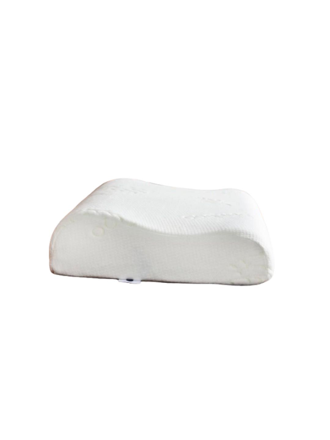 The White Willow Set Of 2 Green Solid Neck Support Sleeping Pillows-image-35