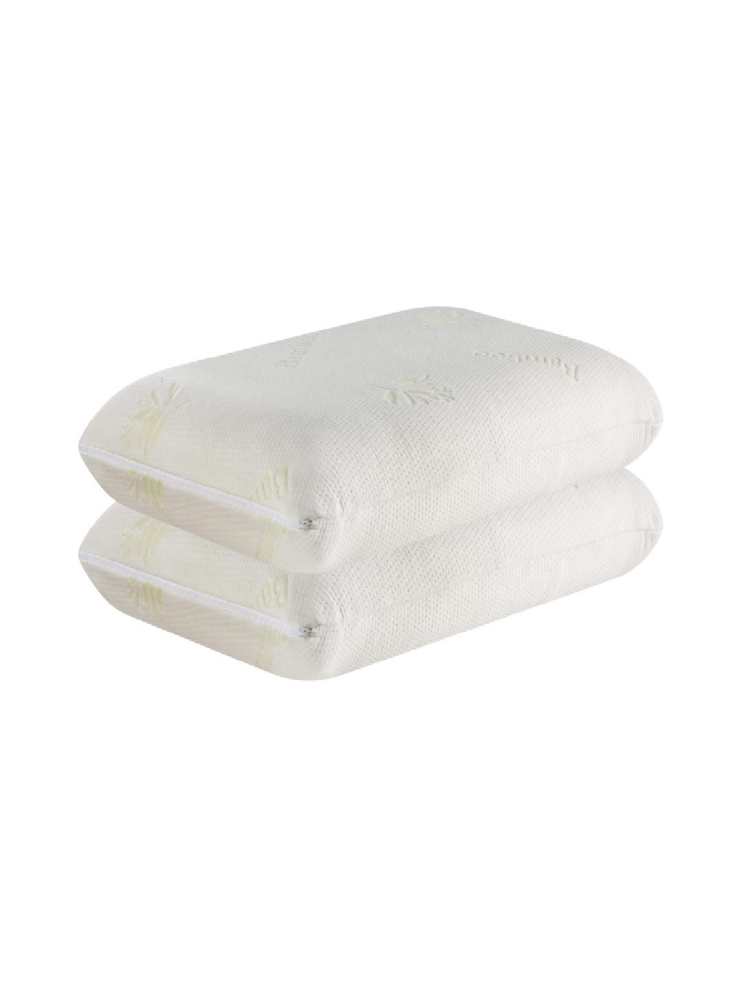 The White Willow Unisex Set Of 2 Green Sleeping Pillow-picture-36