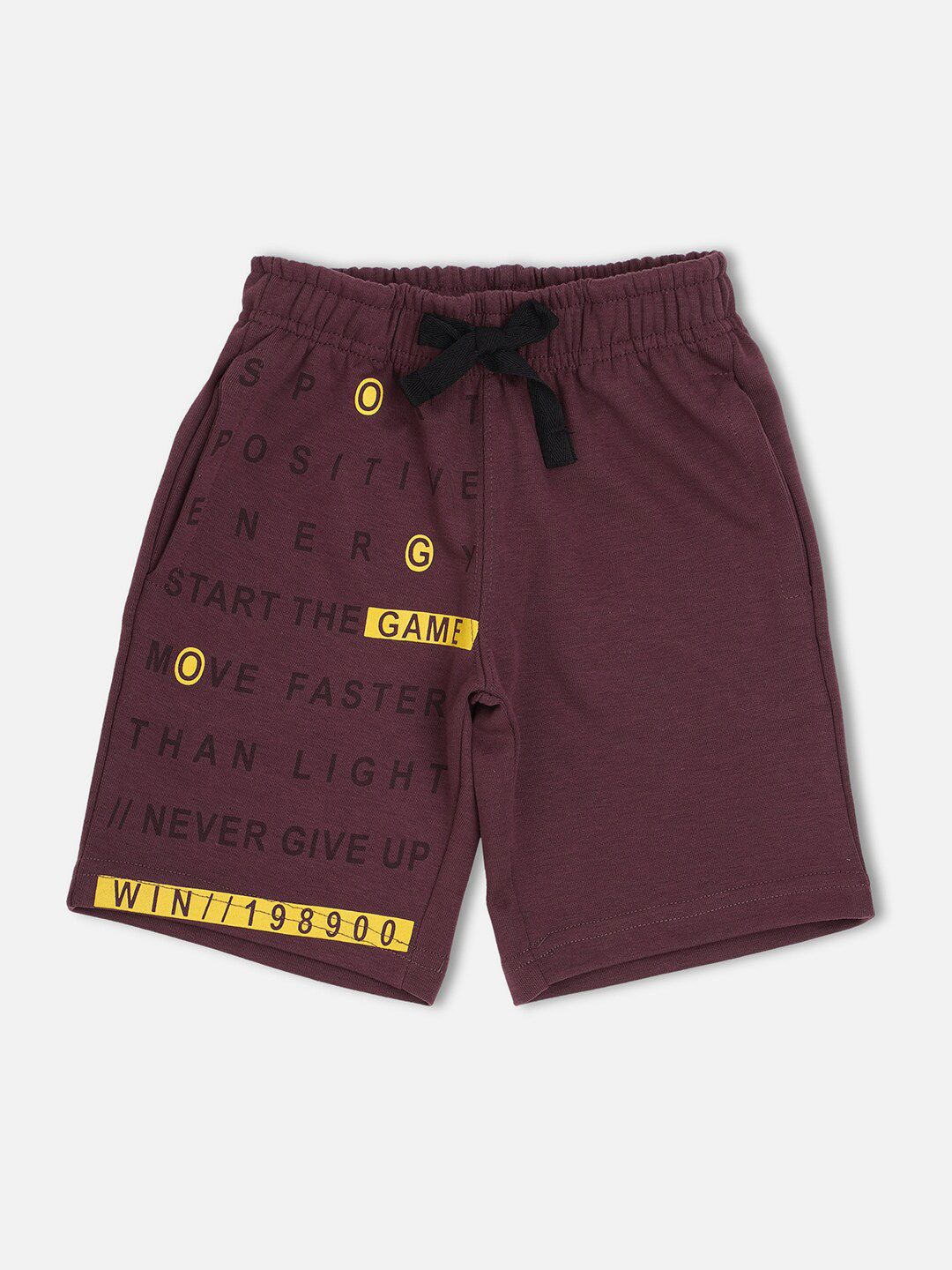 Sweet Dreams Boys Purple Printed Lounge Shorts-picture-32