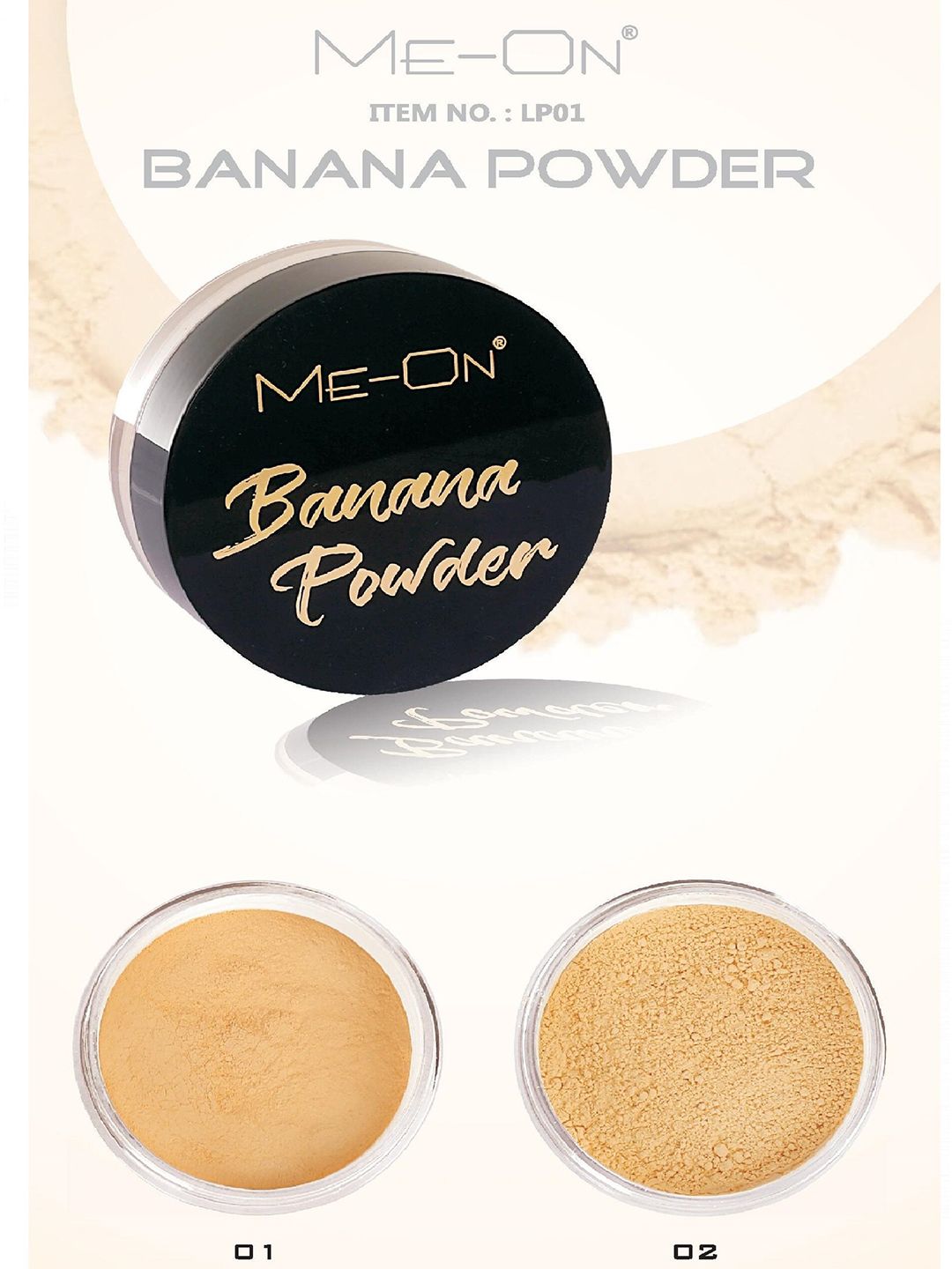 ME-ON Banana Make-Up Setting Powder - Shade 01-picture-6
