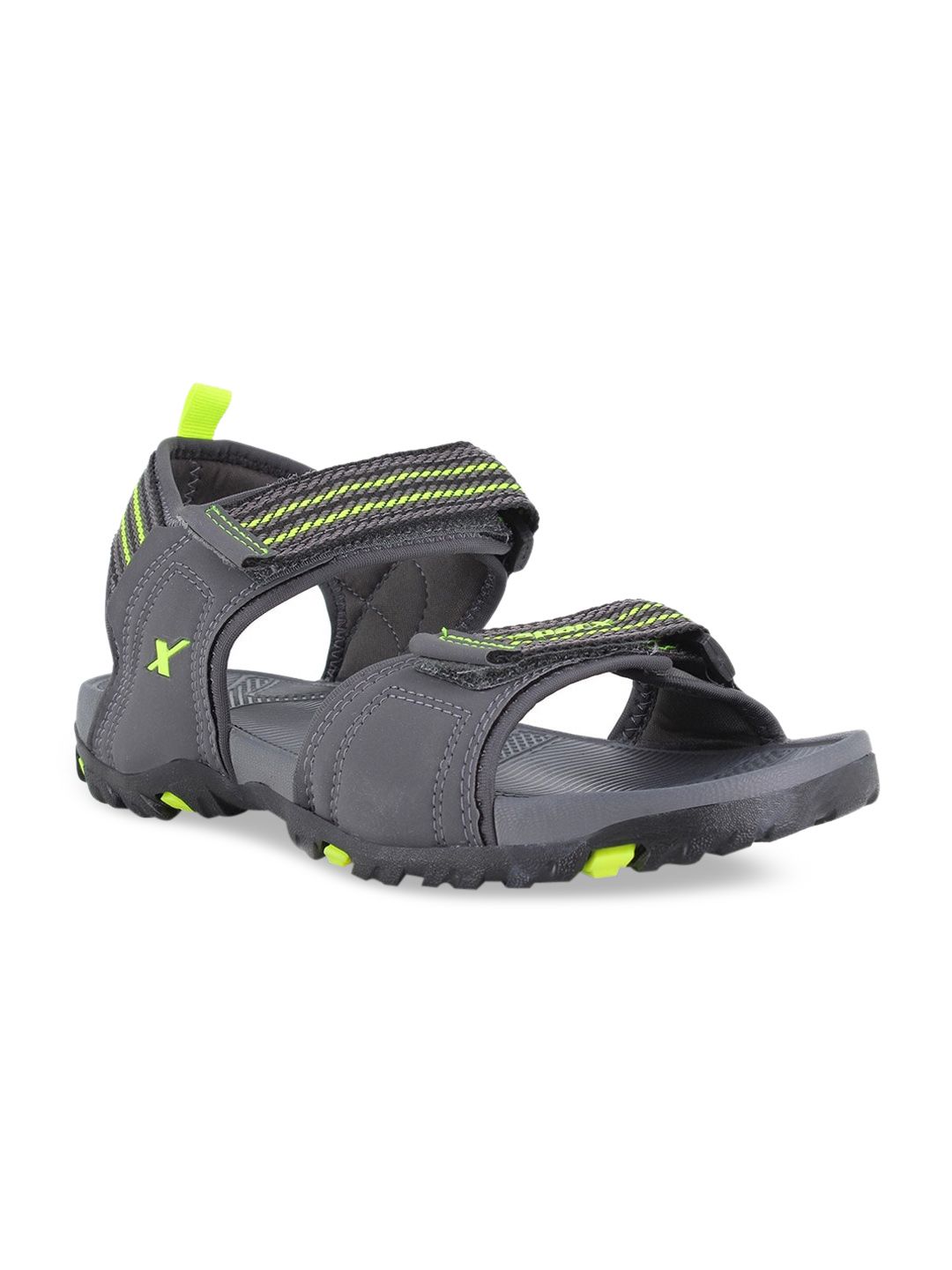 Sparx Men Grey Solid Sports Sandals-image-40