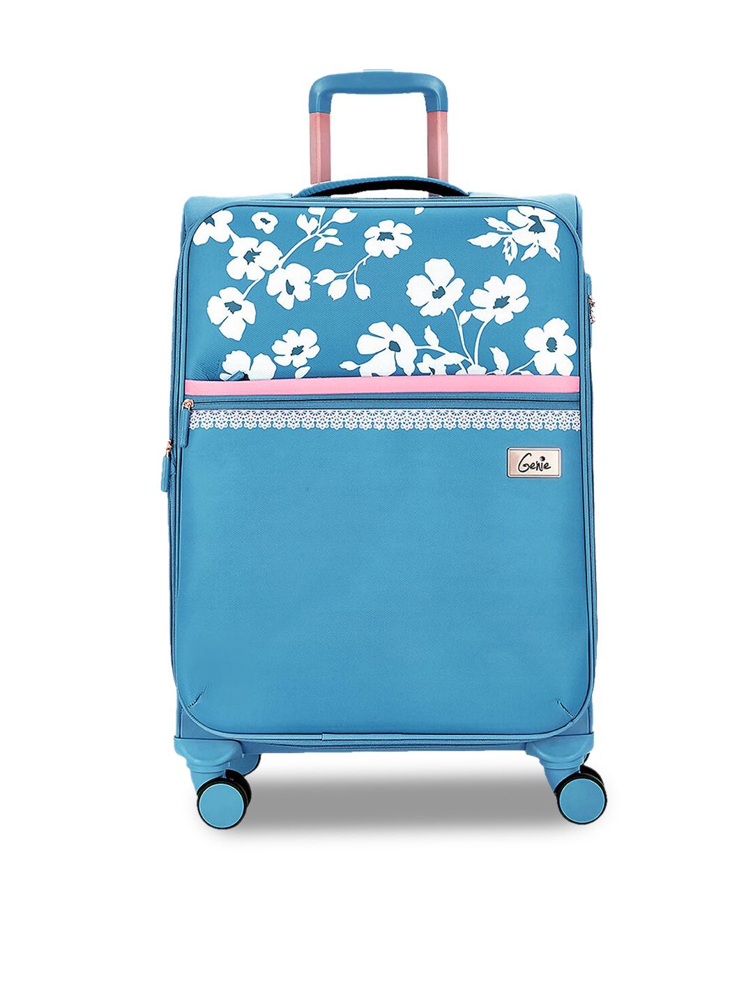 Genie Unisex Printed Soft-Sided Large Trolley Bag - 129 L-picture-39