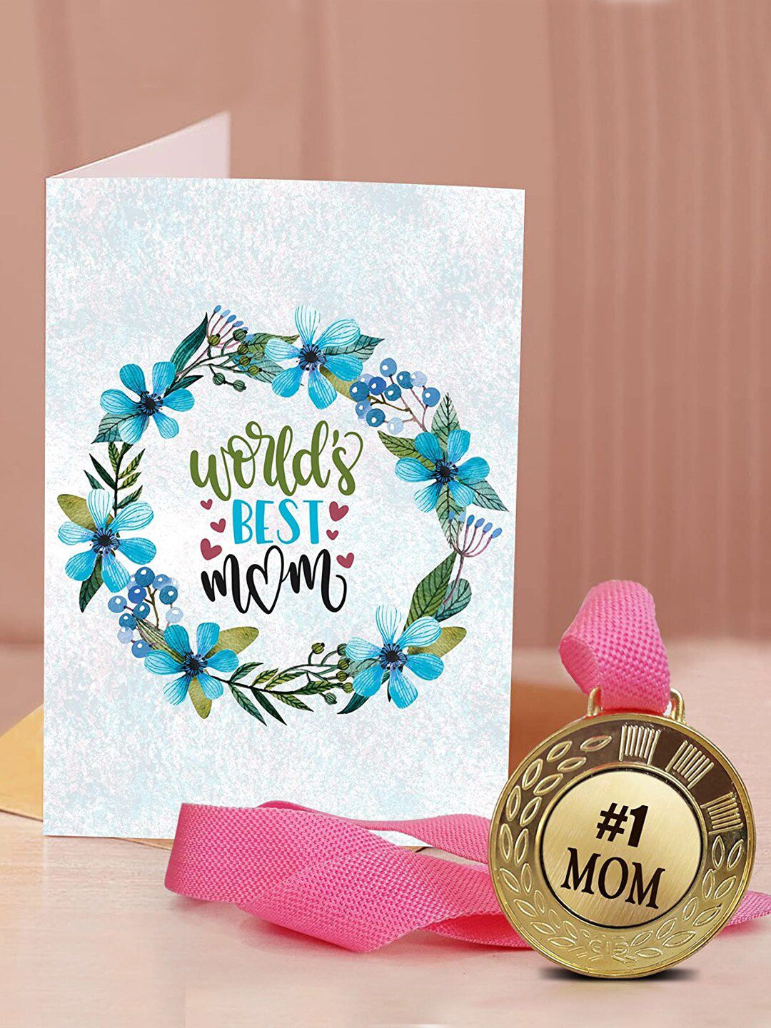 TIED RIBBONS Mother's Day Printed Card with Medal Gift Set-picture-25