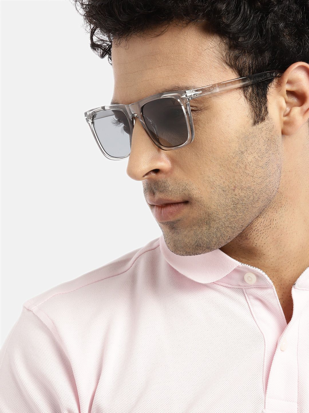 Voyage Unisex Black Lens & White Wayfarer Sunglasses with UV Protected Lens-picture-54