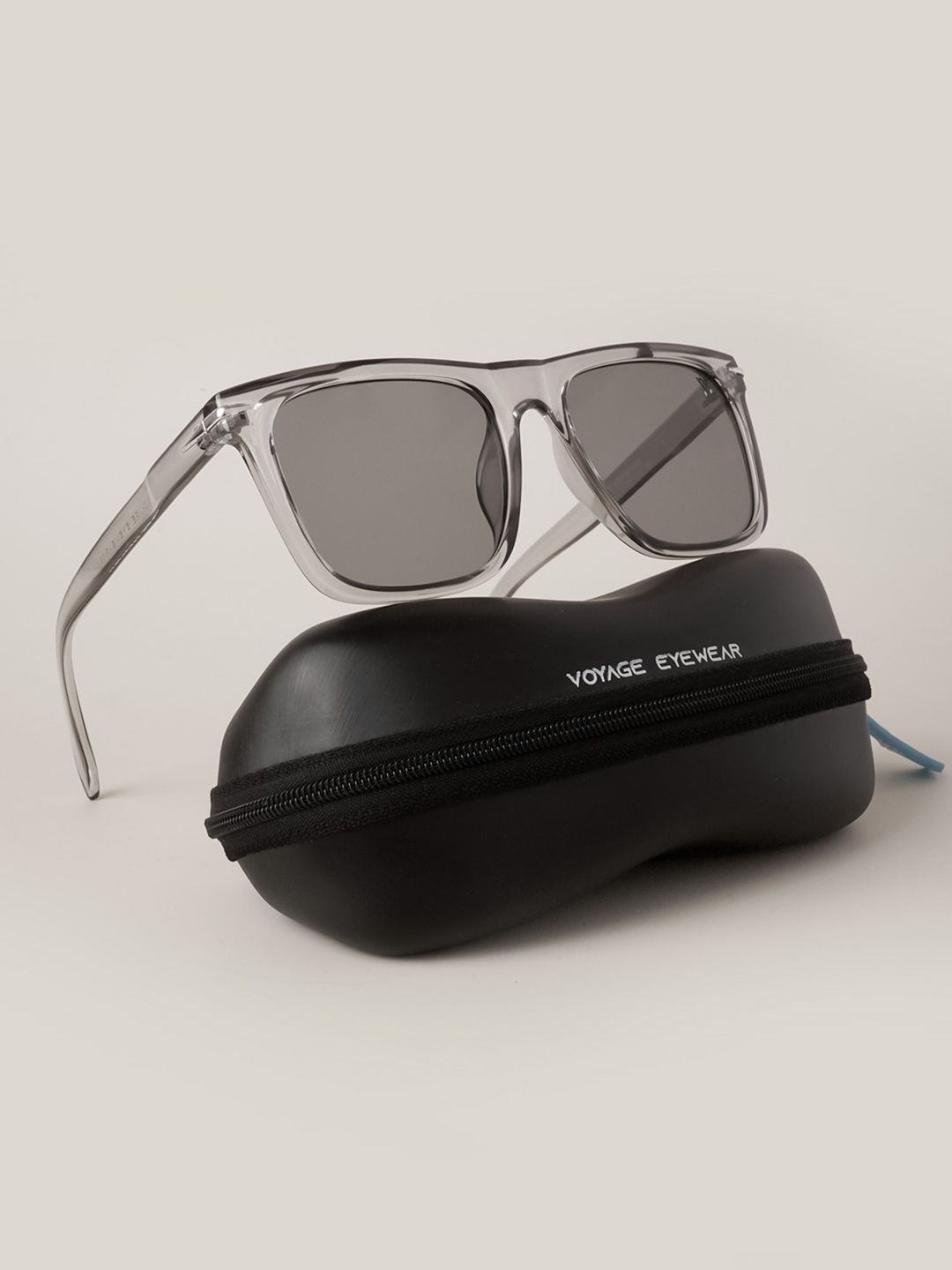 Voyage Unisex Grey Lens & White Wayfarer Sunglasses with UV Protected Lens-picture-57