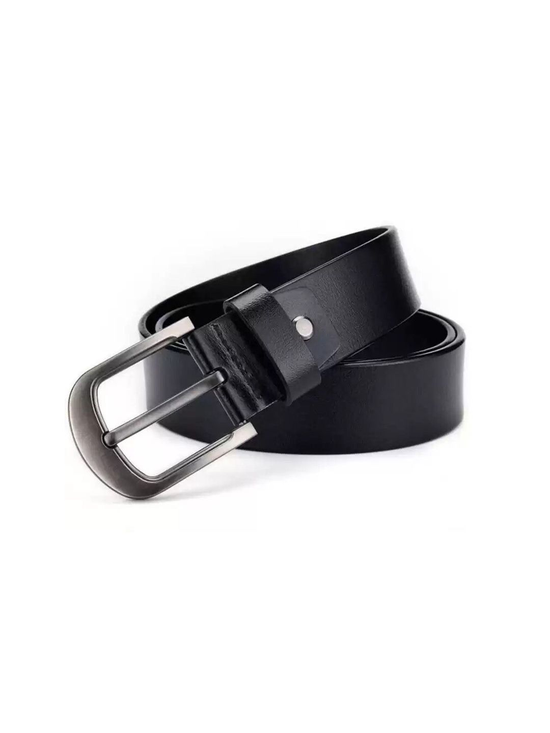 KAEZRI Men Black Leather Belt-picture-35