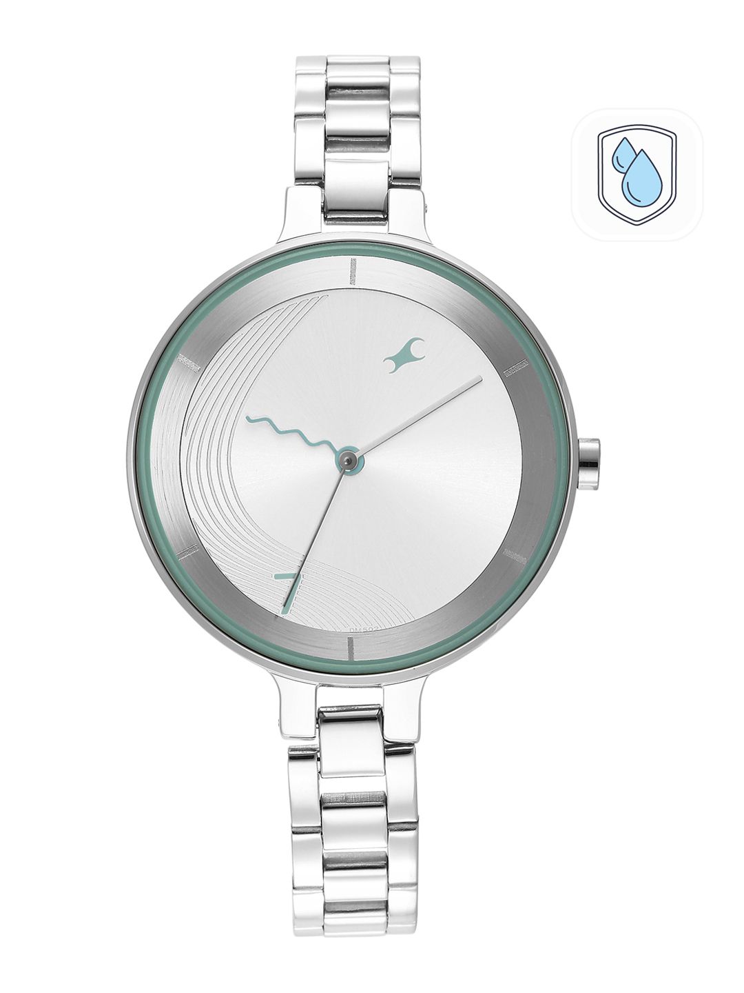 Fastrack Women Silver-Toned Brass Dial & Silver Toned Bracelet Style Straps Analogue Watch 6265SM01-picture-48