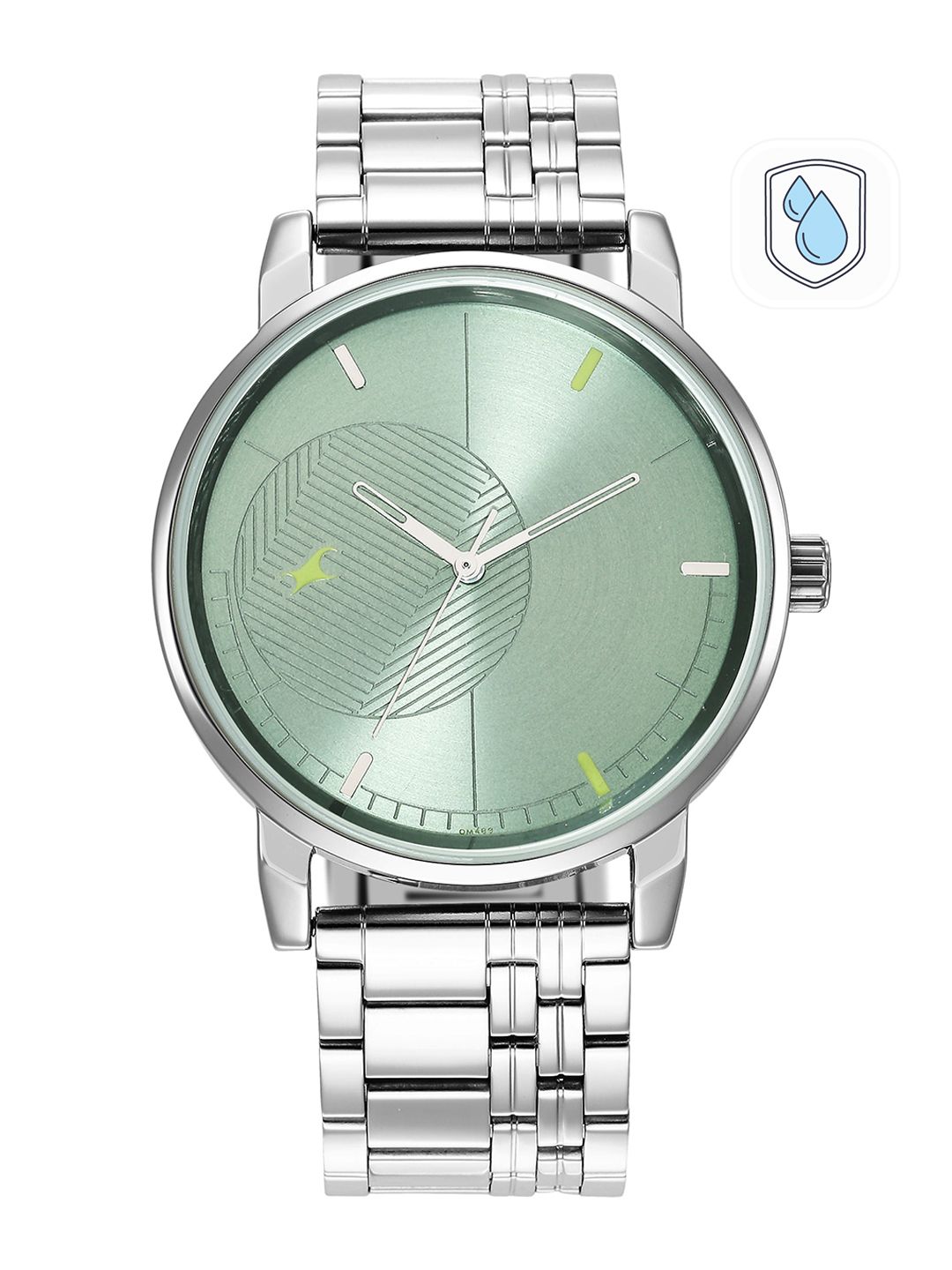 Fastrack Men Silver-Toned Brass Dial & Silver Toned Bracelet Style Straps Analogue Watch-picture-25