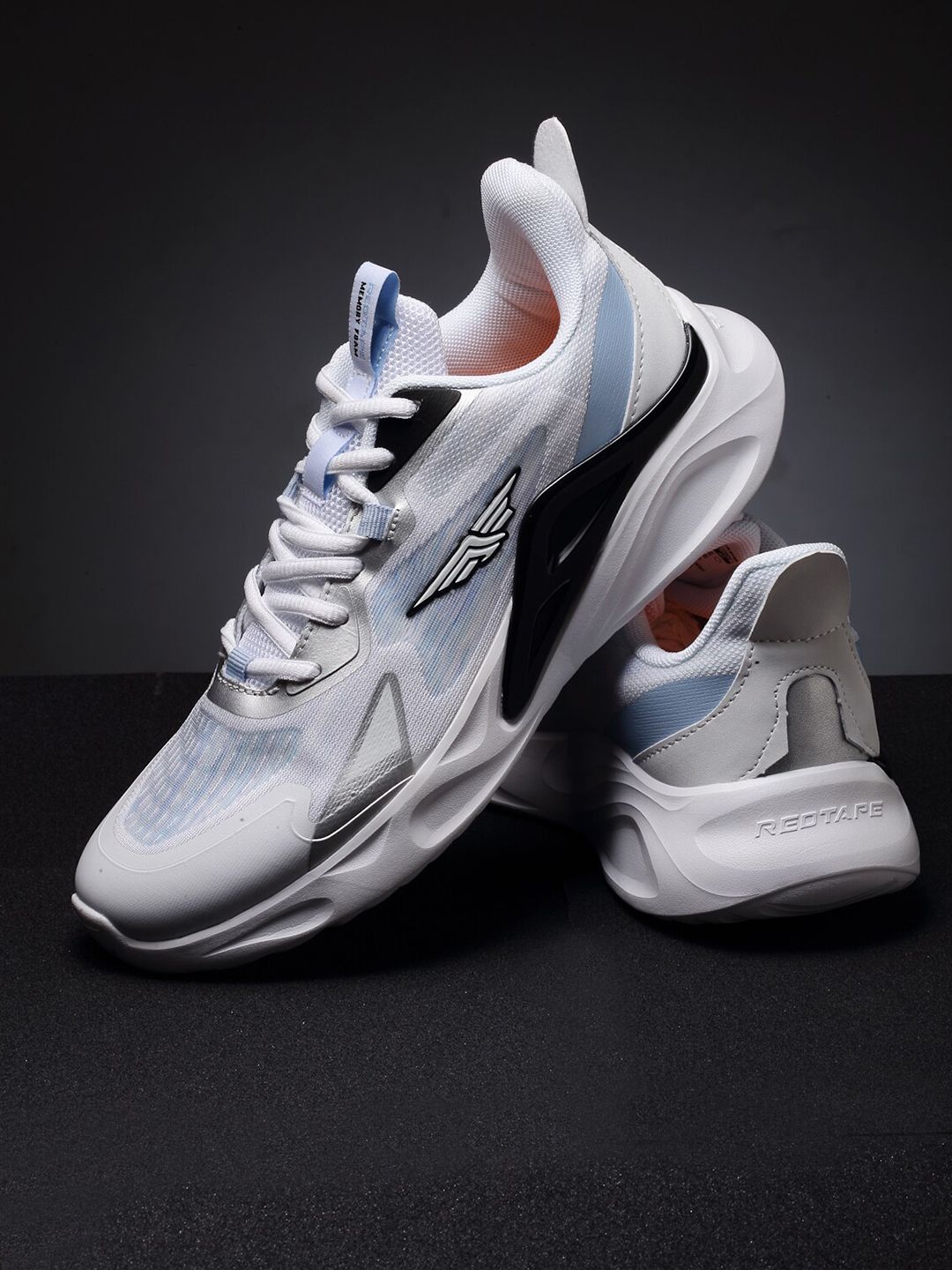 Red Tape Men White Walking Shoes-image-17
