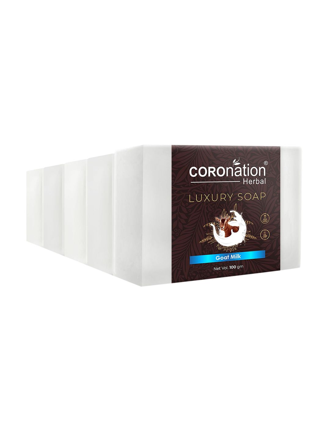 COROnation Herbal Set of 5 Goat Milk Luxury Soap - 100 g Each-image-21