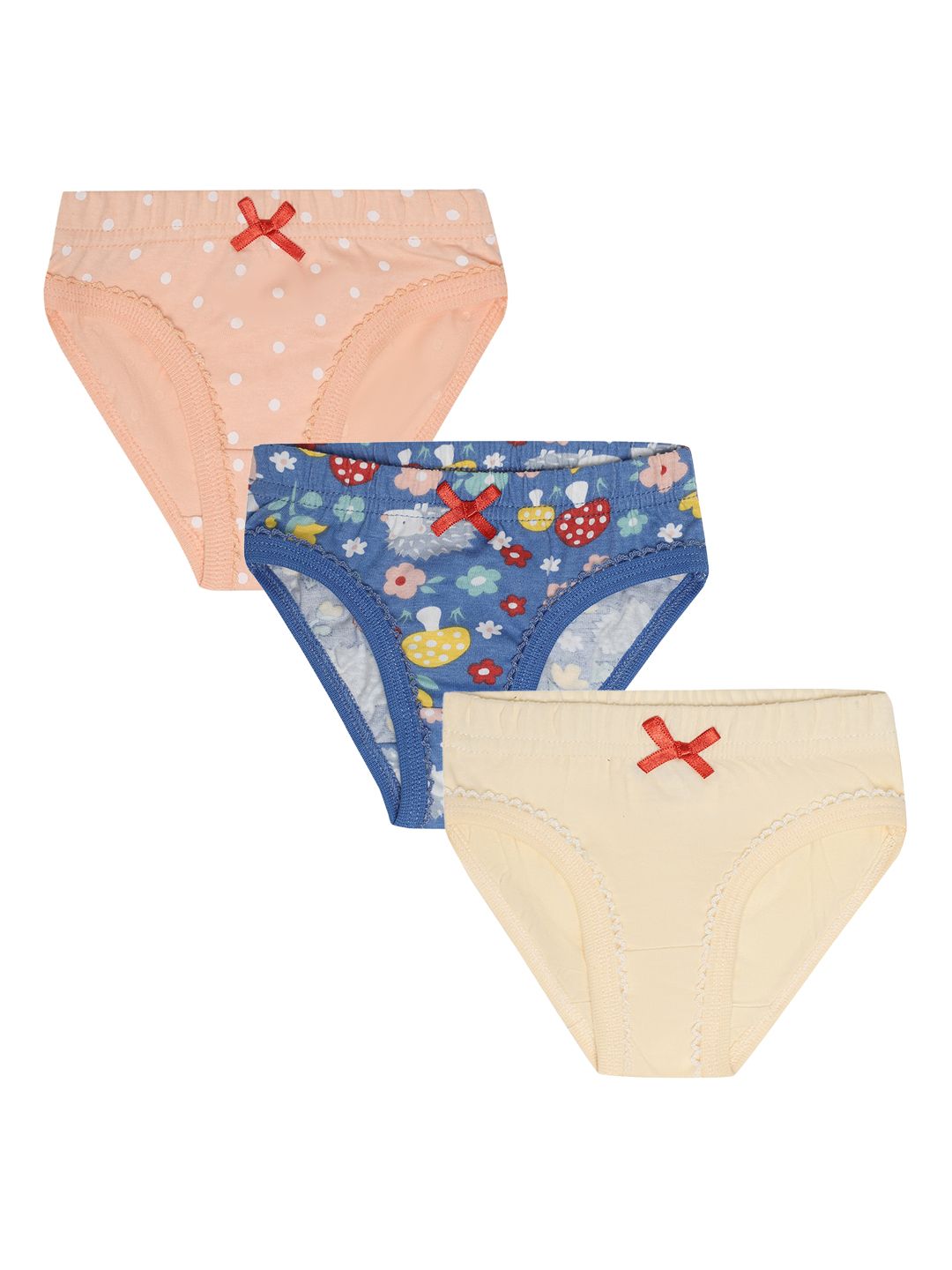 MiArcus Girls Pack of 3 Printed Basic Briefs-picture-13
